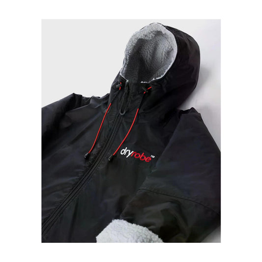 dryrobe adapt black grey umkleidemantel