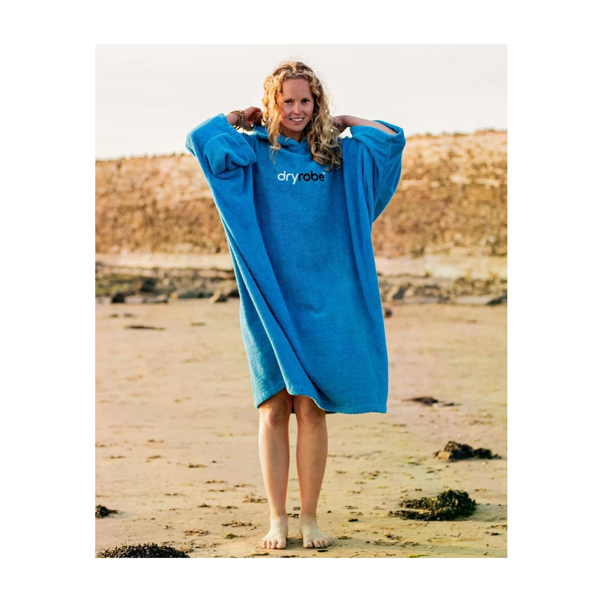 DRYROBE Handtuchmantel Bio-Baumwolle