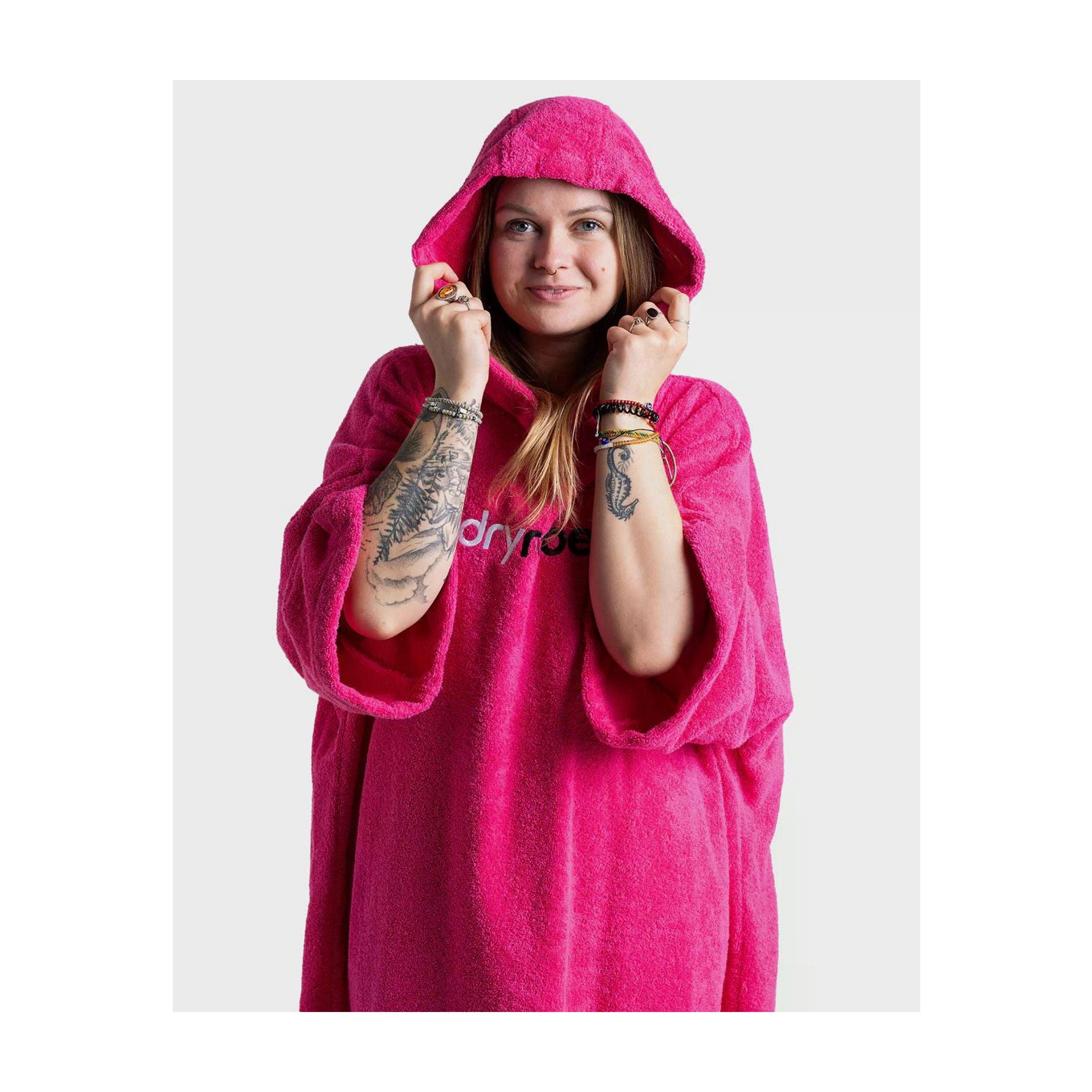 DRYROBE Handtuchmantel Bio-Baumwolle
