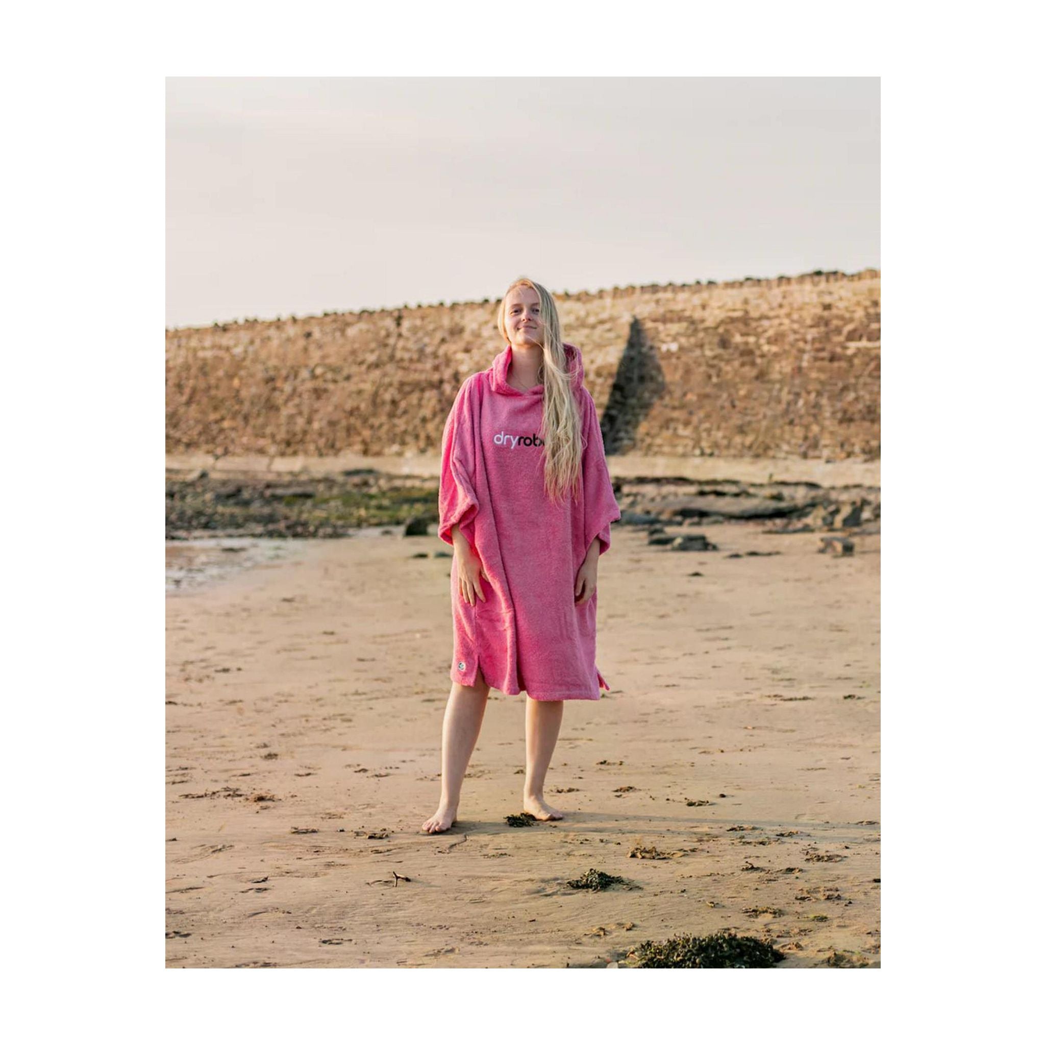 DRYROBE Handtuchmantel Bio-Baumwolle
