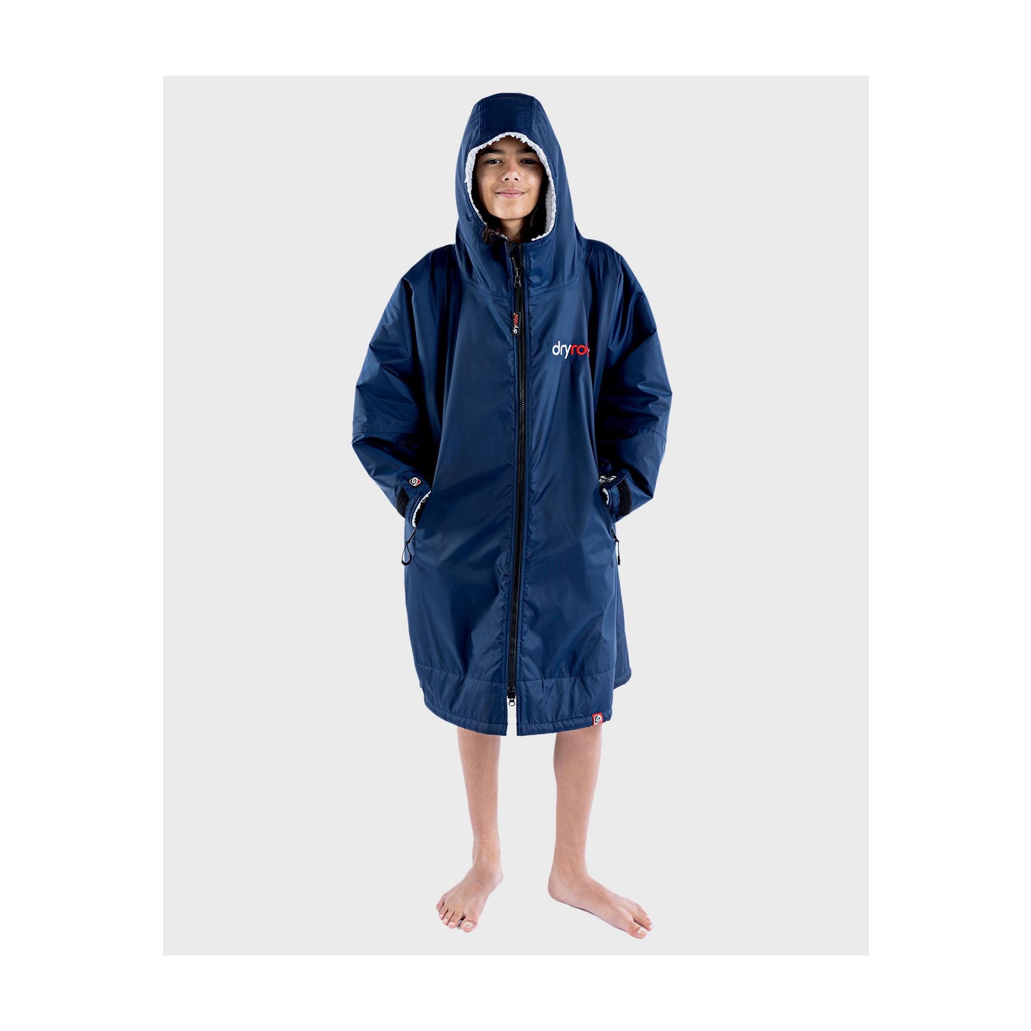 DRYROBE Advance Long Sleeve KIDS Navy Grau