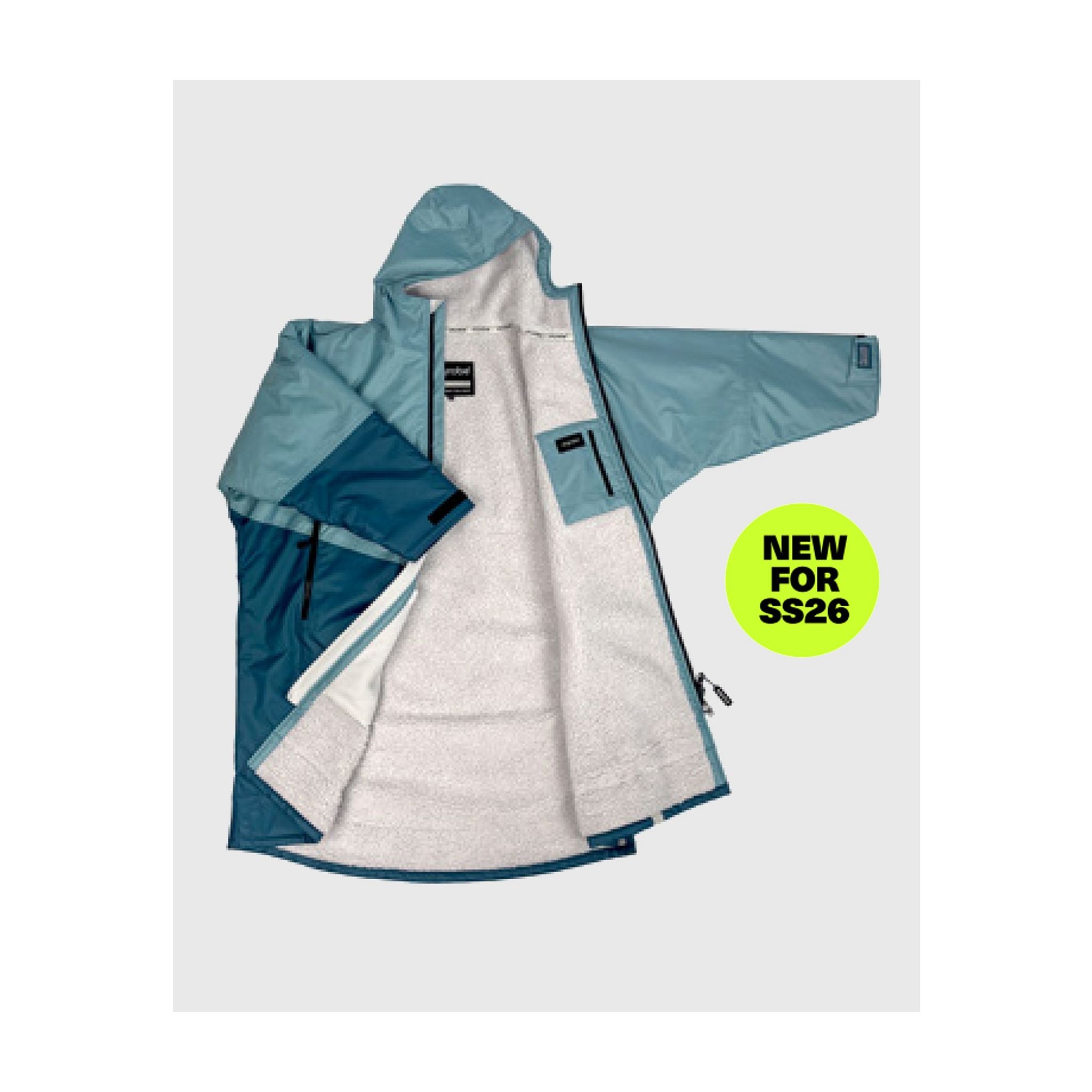 DRYROBE Advance Long Sleeve KIDS Blau Grau