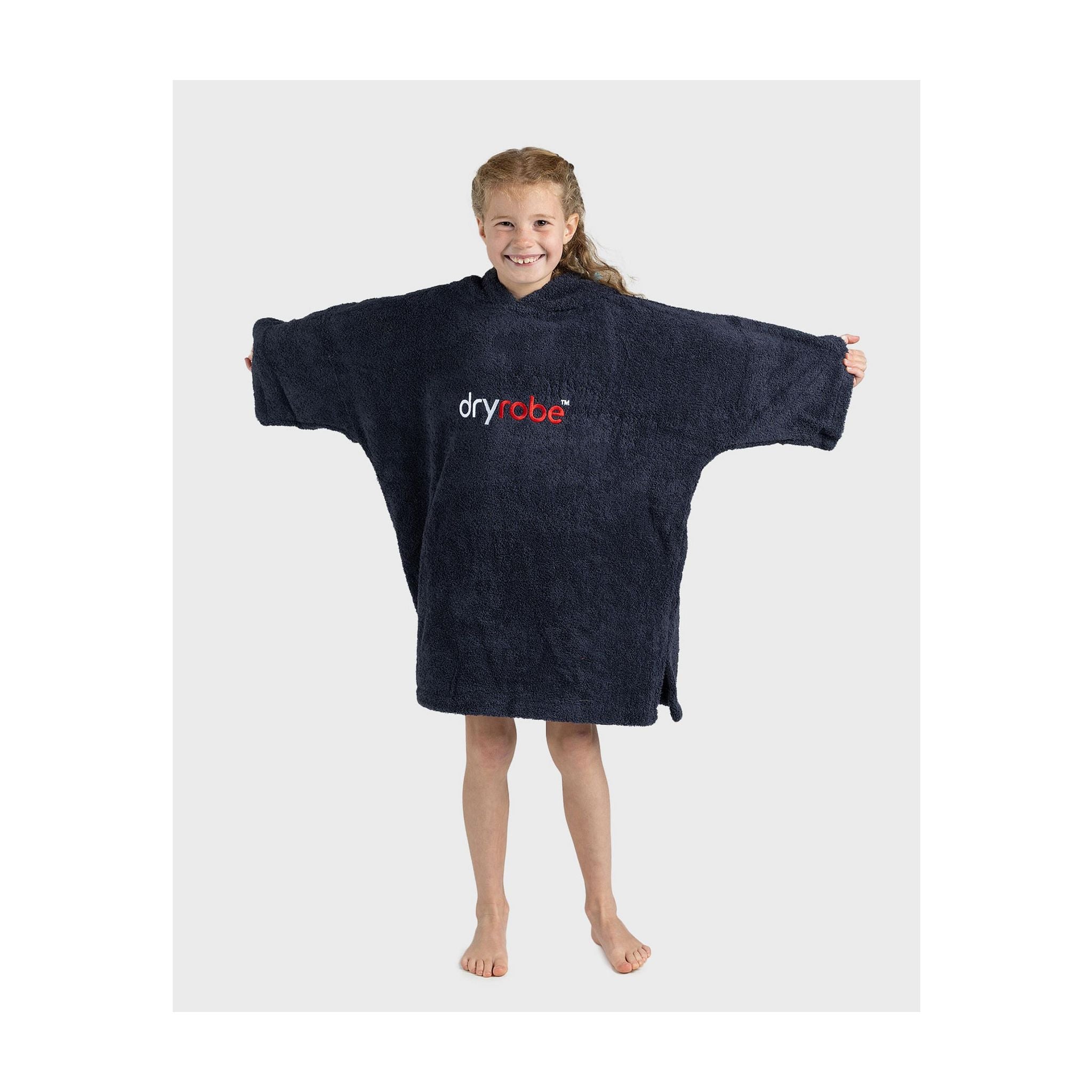 DRYROBE Handtuchmantel Bio KIDS Navy
