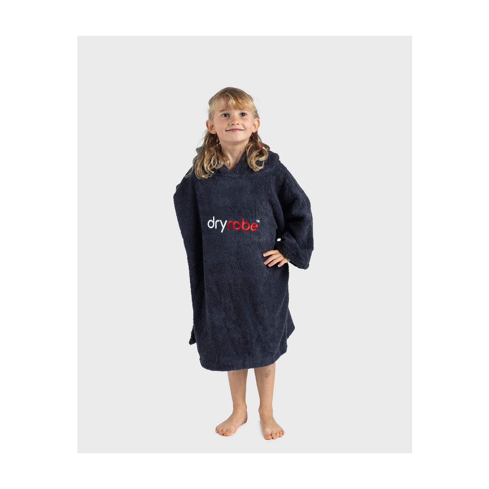 DRYROBE Handtuchmantel Bio KIDS Navy