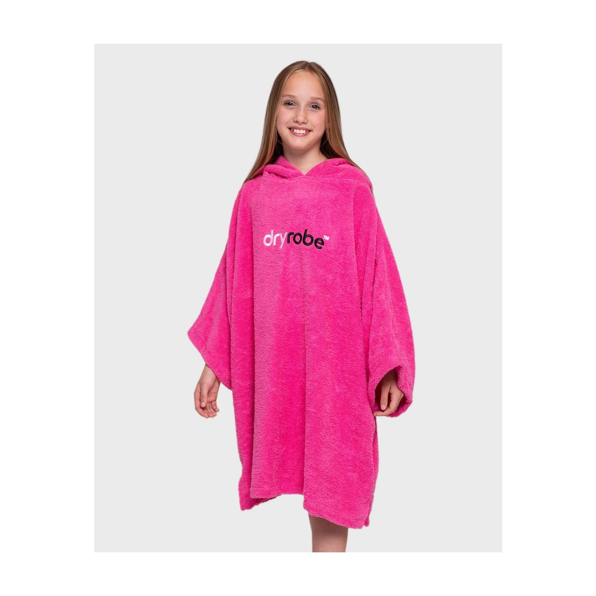 DRYROBE Handtuchmantel Bio KIDS Pink