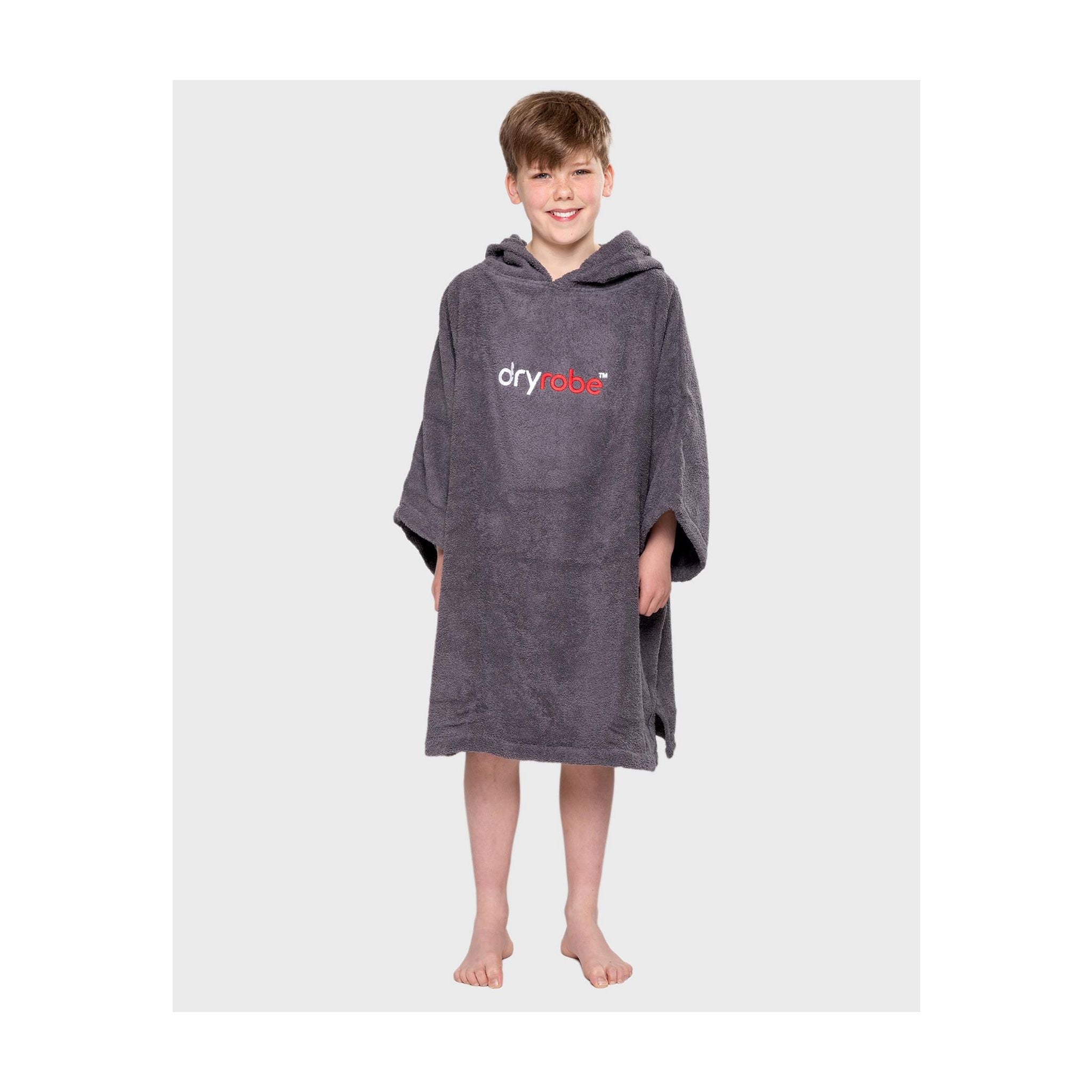 DRYROBE towel coat Bio KIDS Slate