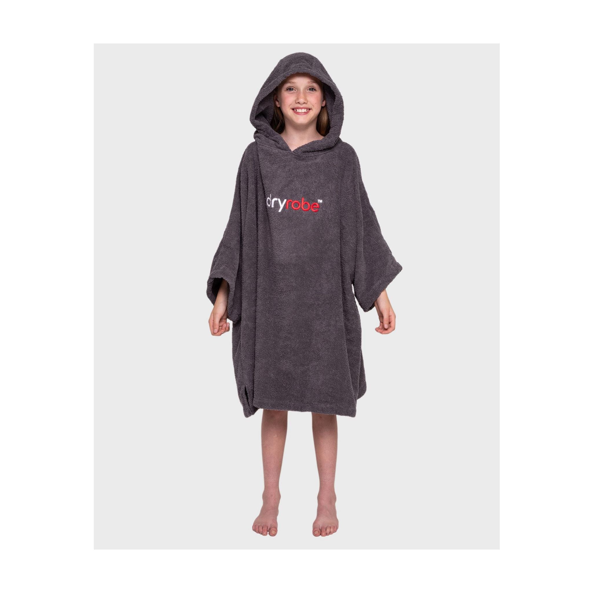 DRYROBE towel coat Bio KIDS Slate