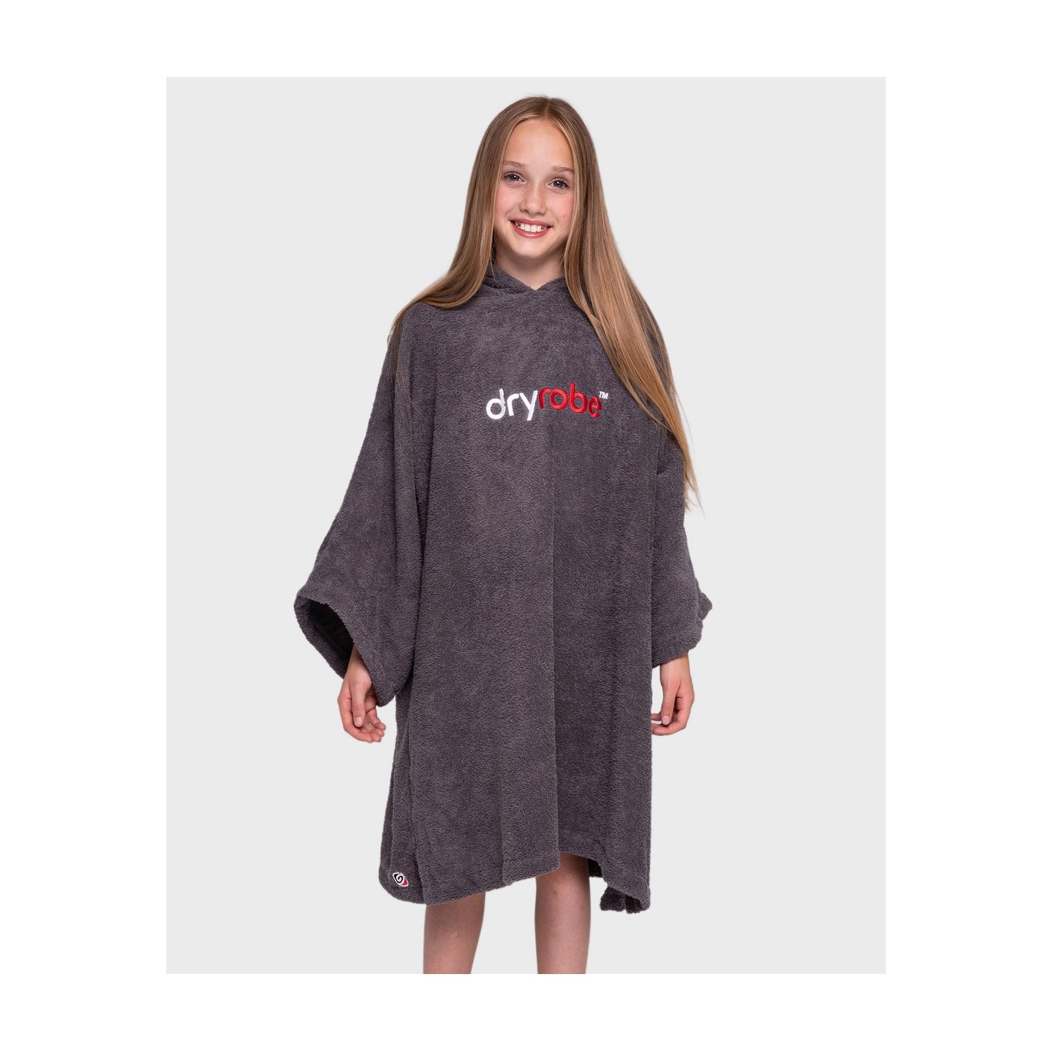 DRYROBE towel coat Bio KIDS Slate