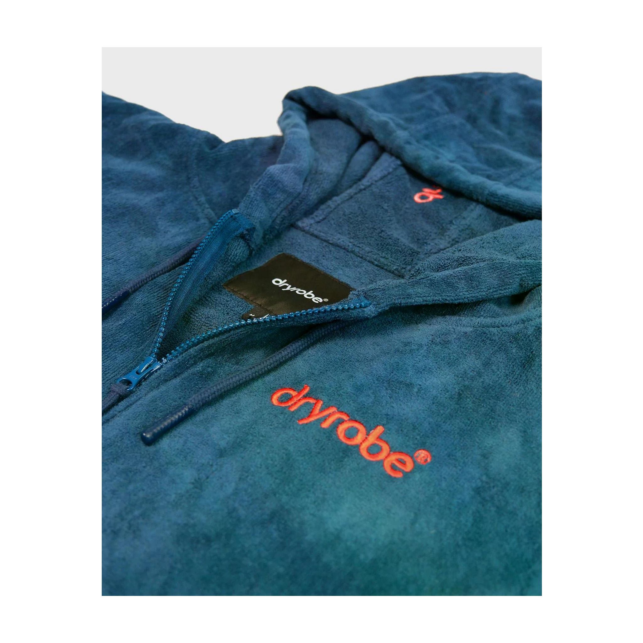 DRYROBE Fullzip Handtuchmantel Baumwolle