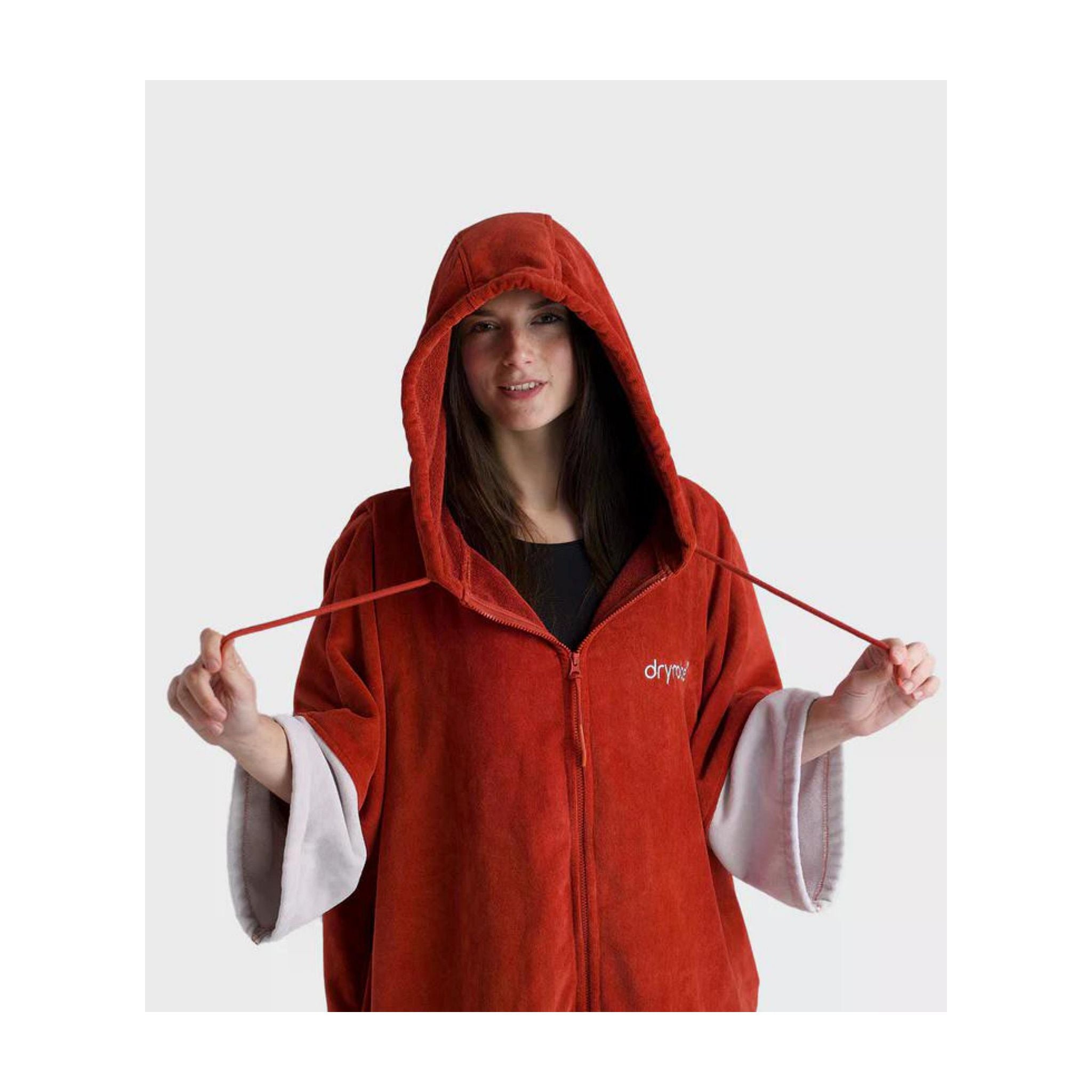 DRYROBE Fullzip Handtuchmantel Baumwolle