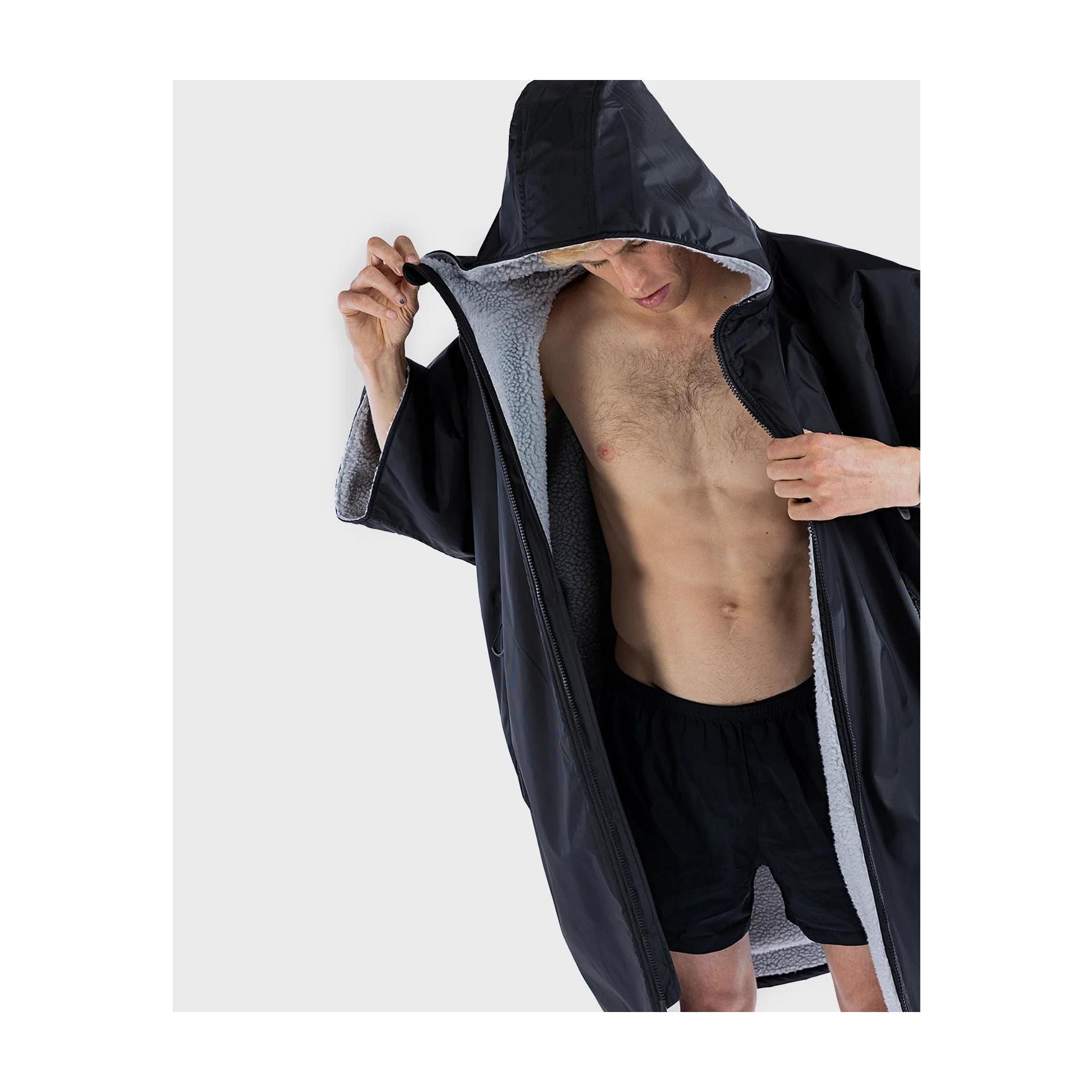 DRYROBE Advance Short Sleeve Schwarz Rot L