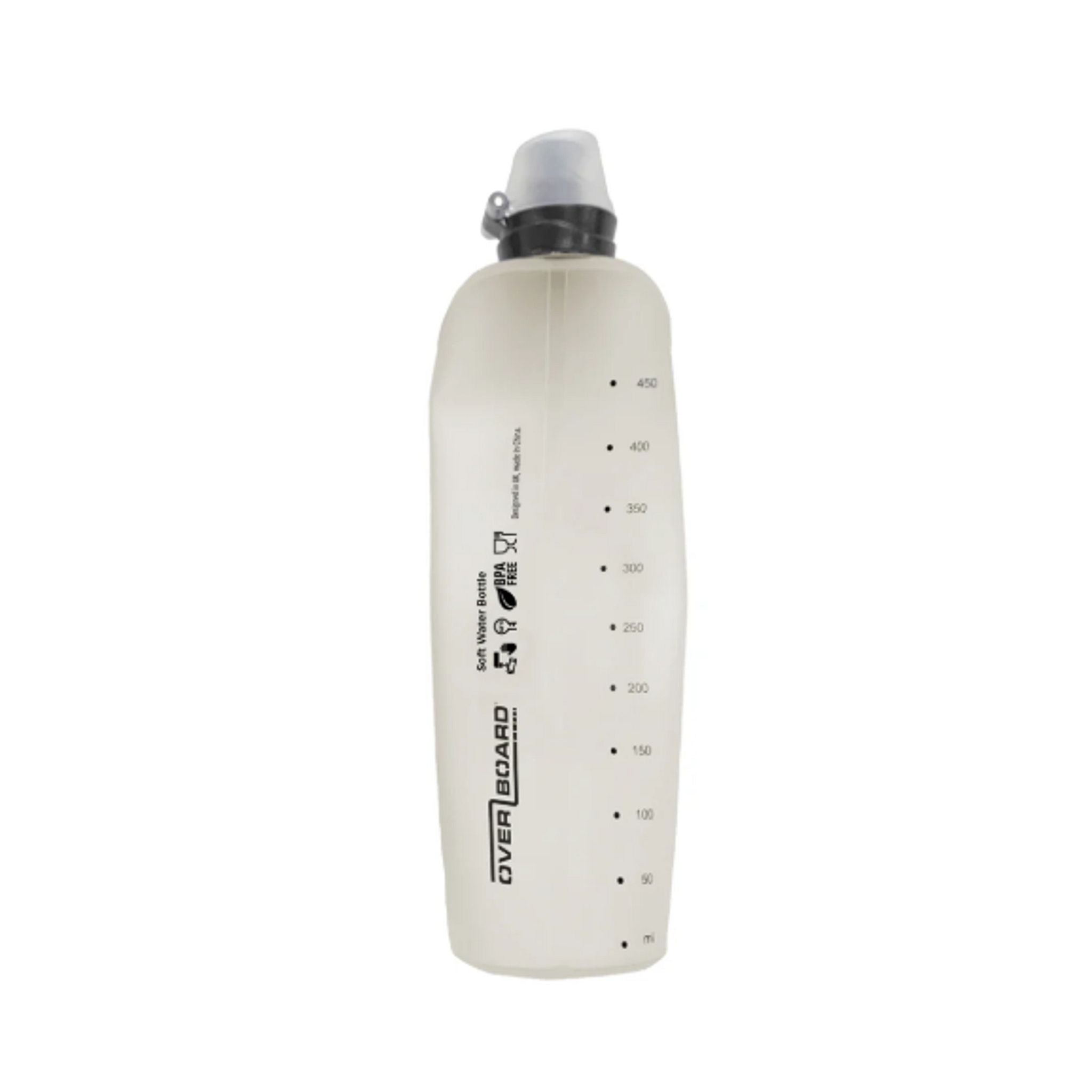 OverBoard Soft Bottle Water Bottle Clear