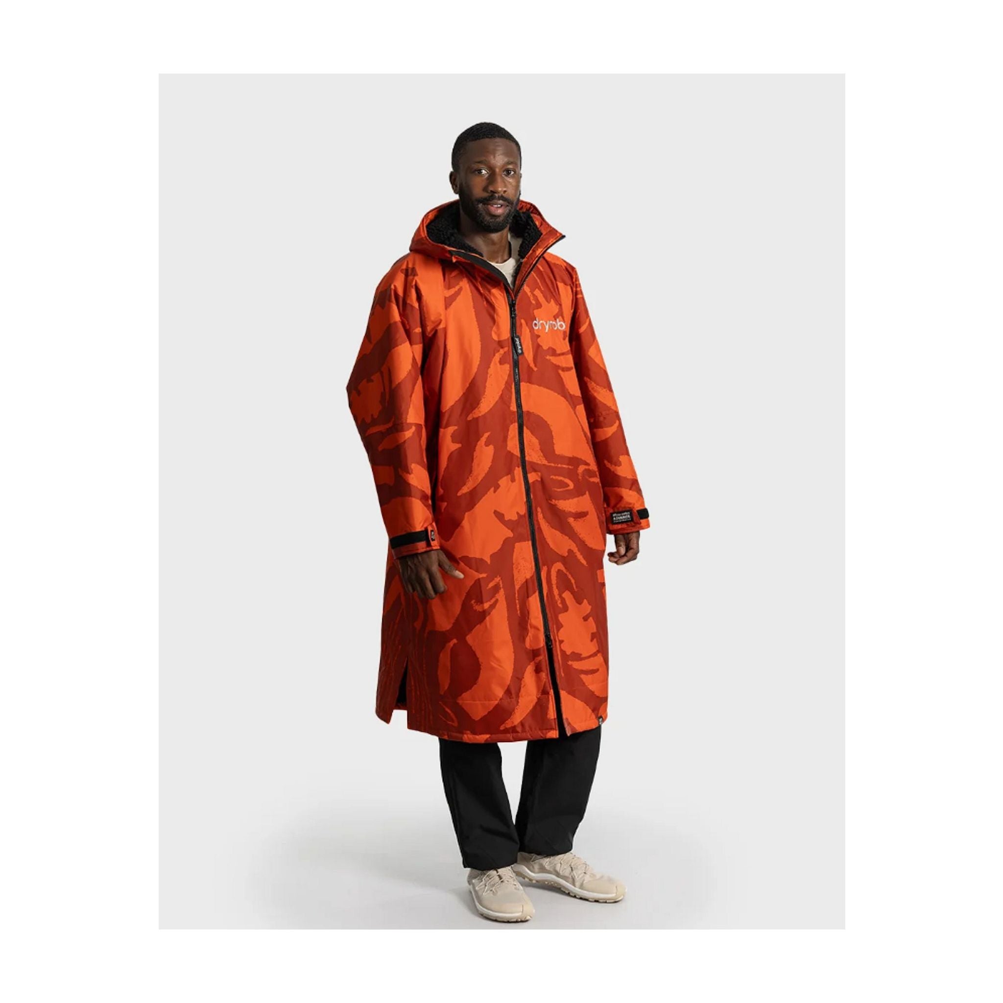 DRYROBE Advance Long-Sleeve Mosaic Palm XL Orange Adult