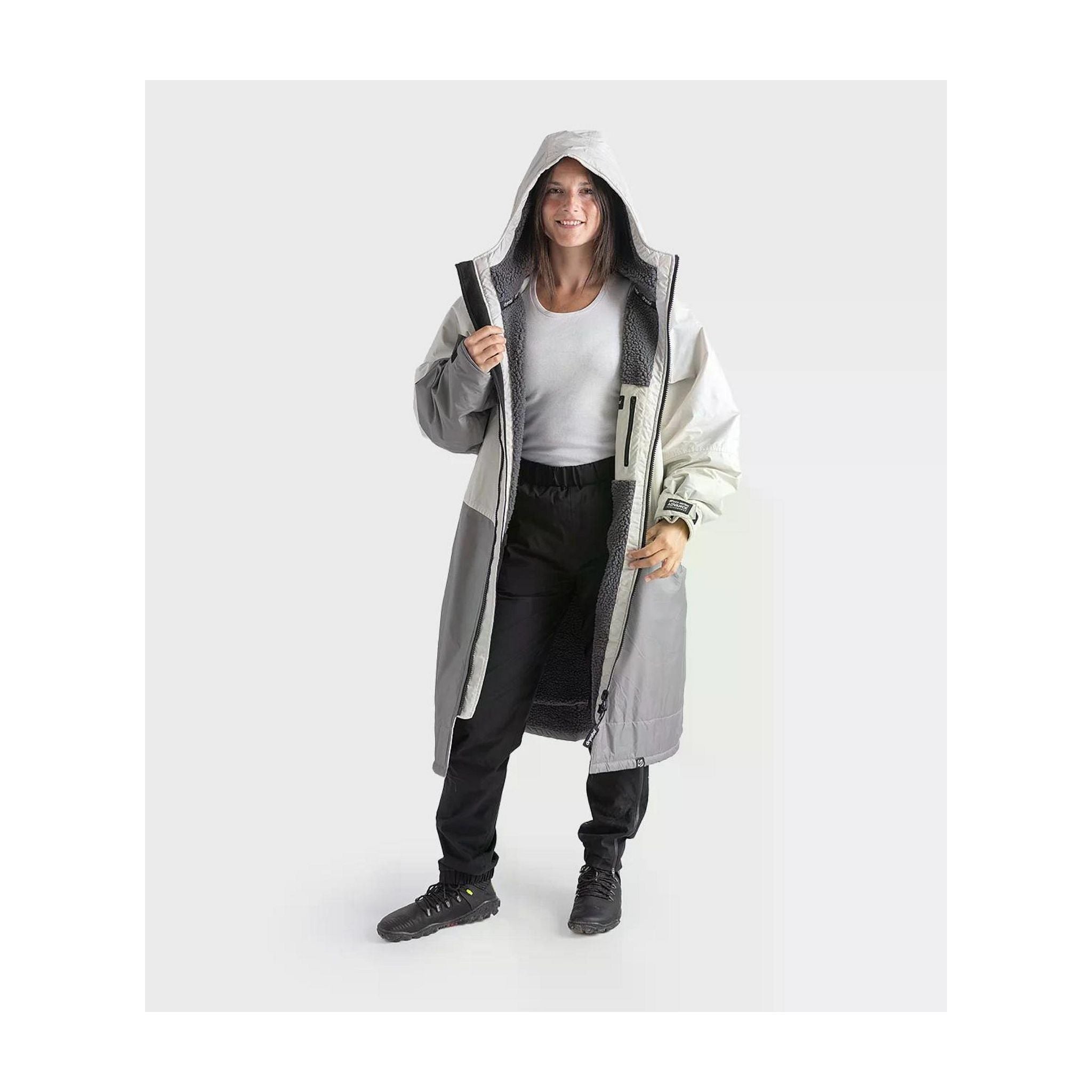 DRYROBE Advance Long Sleeve Stone XL Grau Adult
