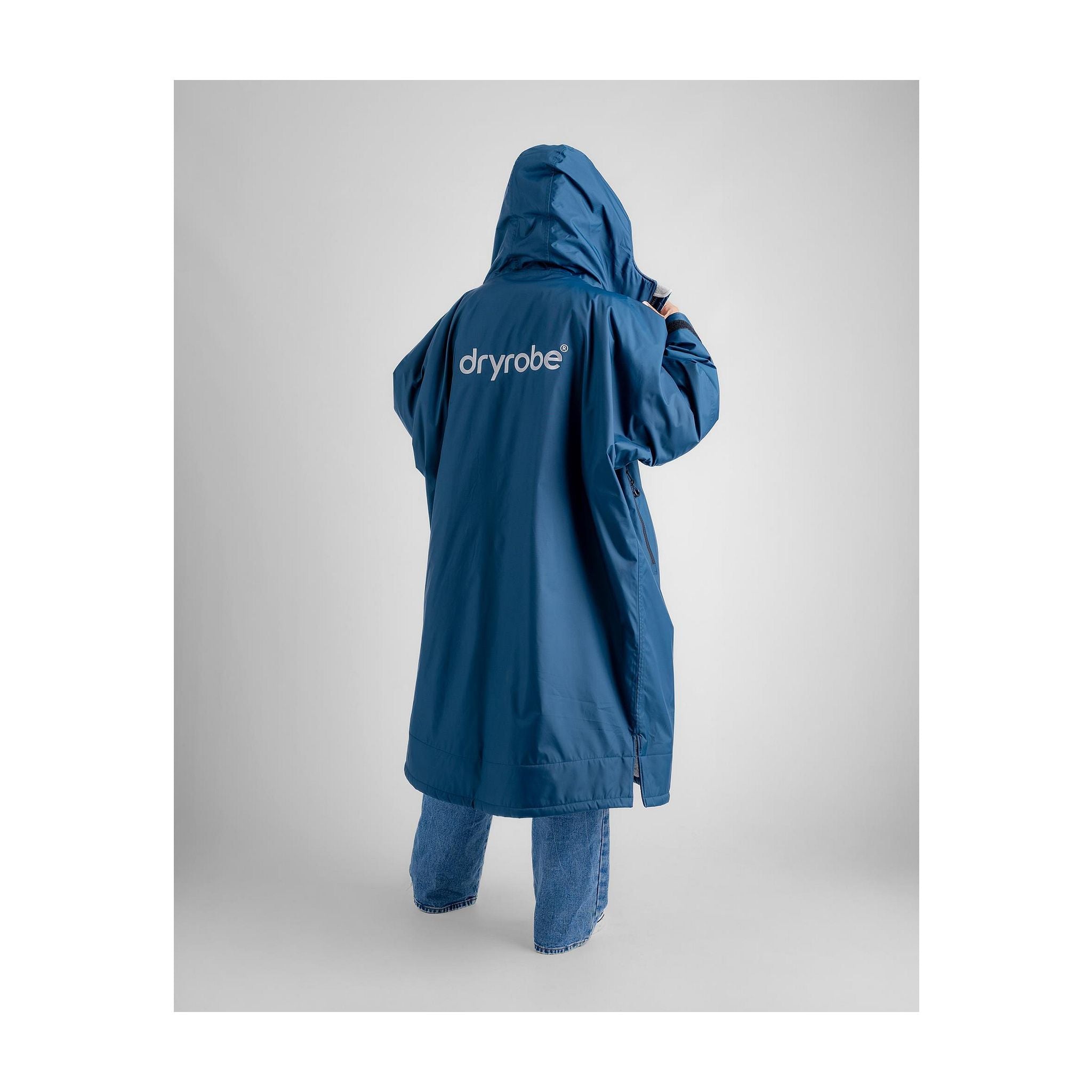 DRYROBE Advance Long Sleeve Blue Sand Camo XL Blau Adult