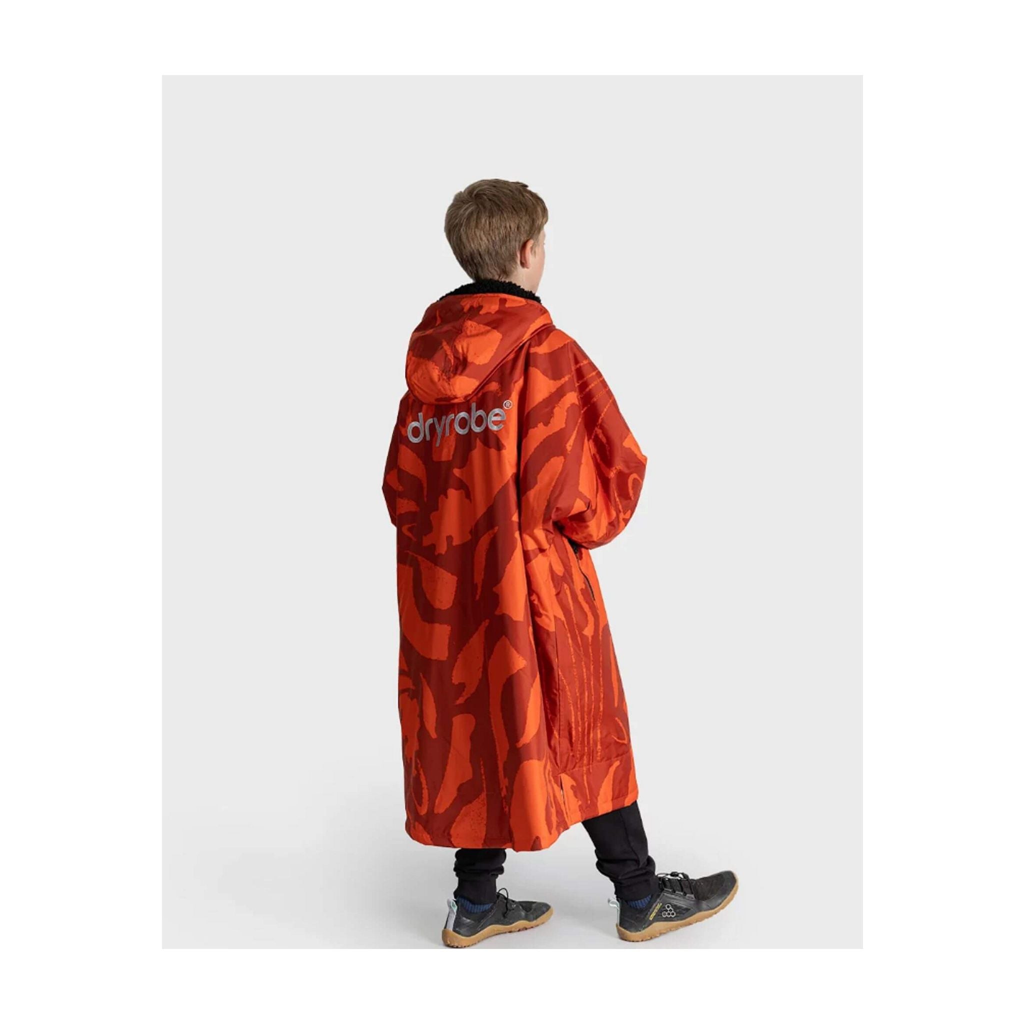 DRYROBE Advance Long Sleeve KIDS Mosaic Palm10-13 Orange