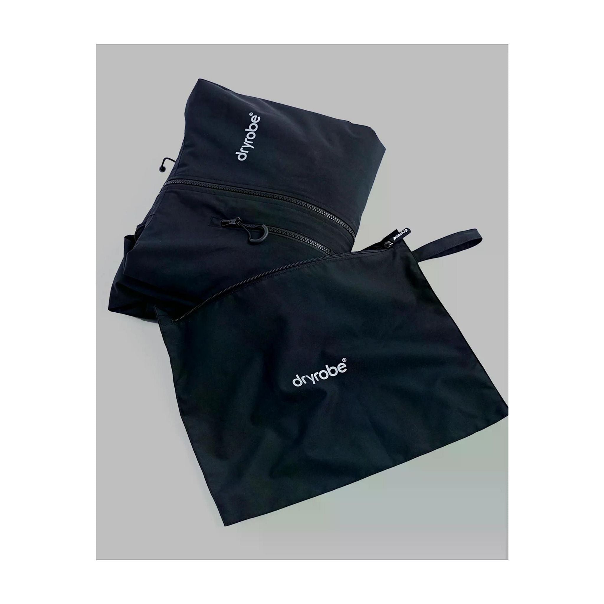 dryrobe tech-lite long sleeve schwarz camo umkleidemantel