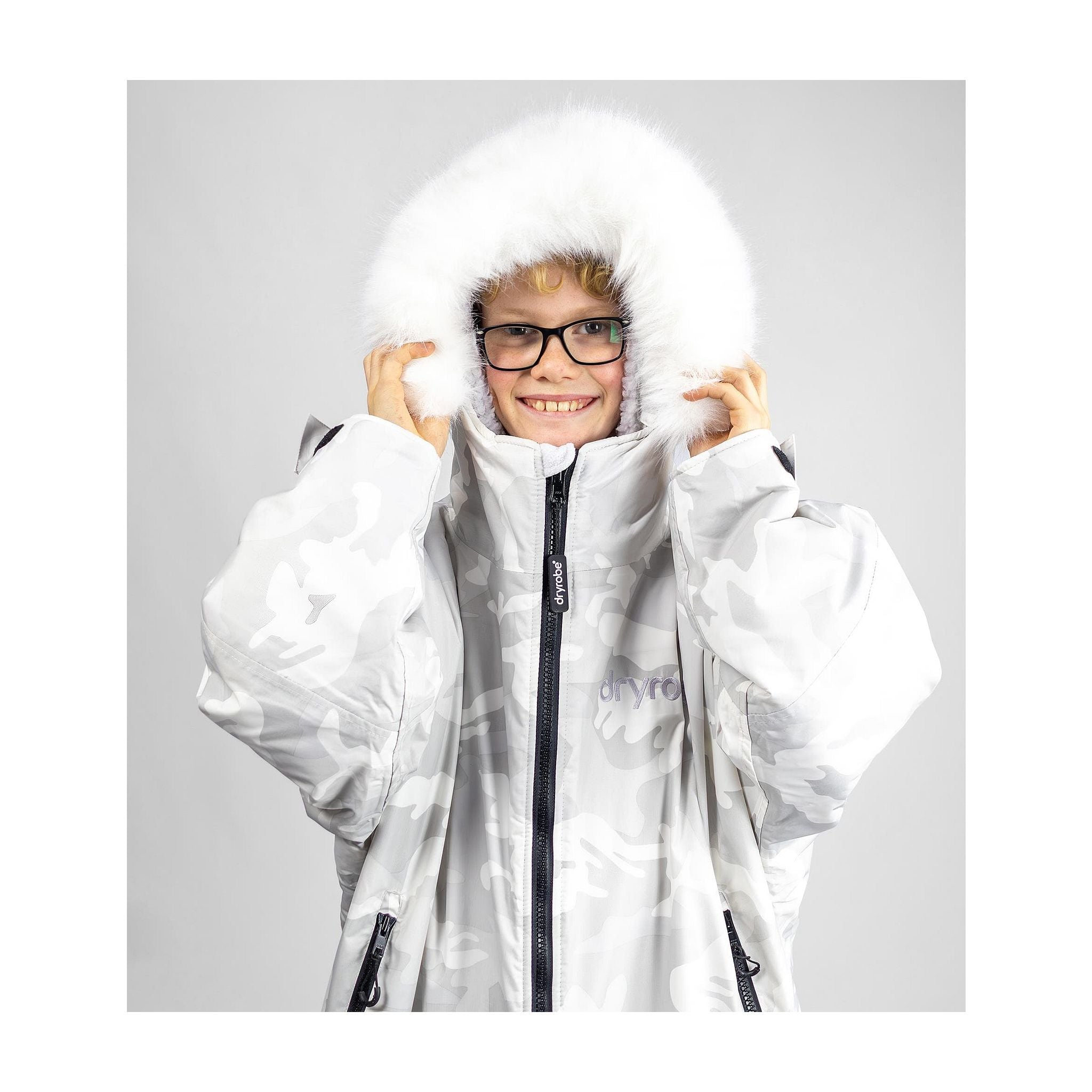 DRYROBE Advance Long Sleeve KIDS Alpine White 10-13