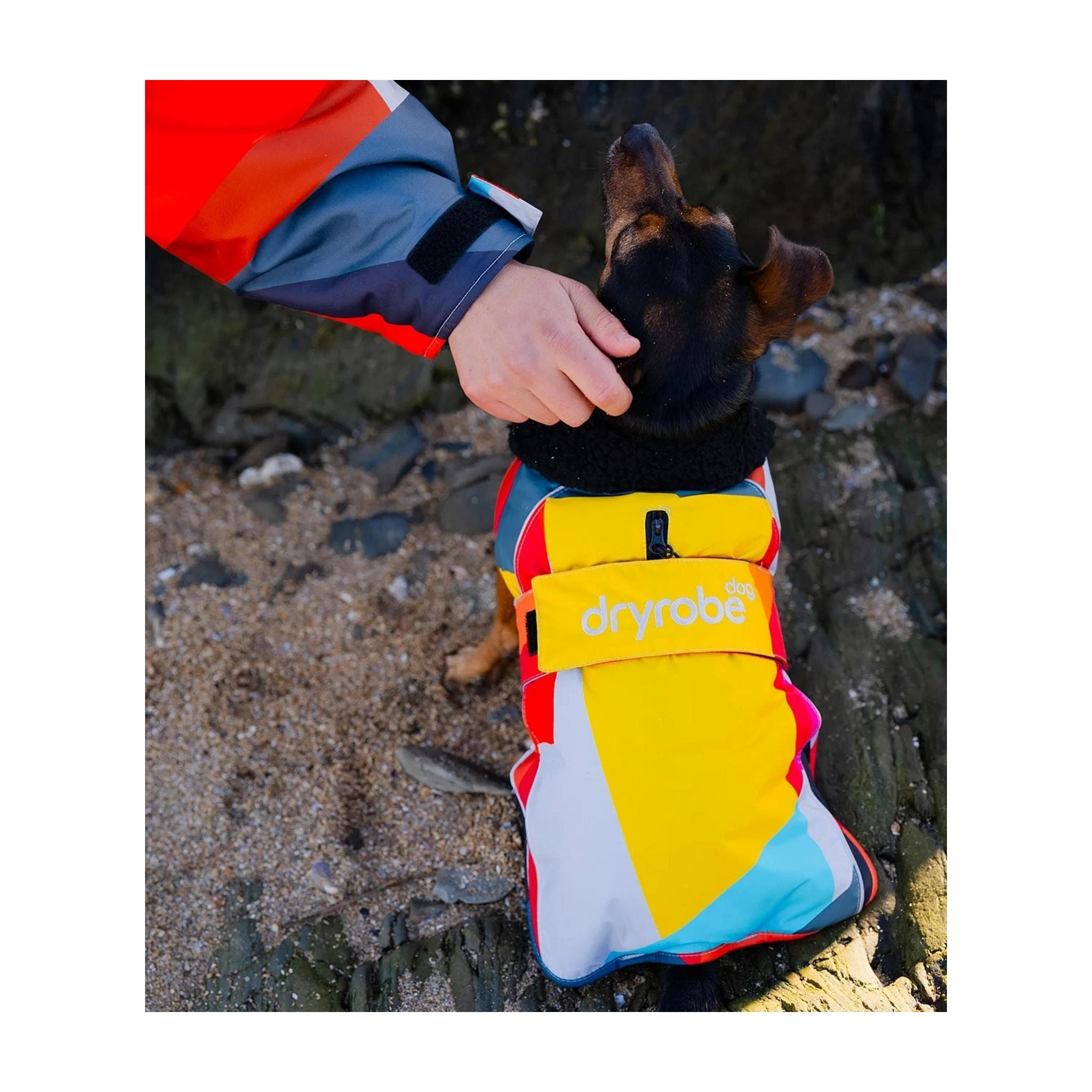 DRYROBE Dog Coat Abstract XXXL Multicolor Dogs
