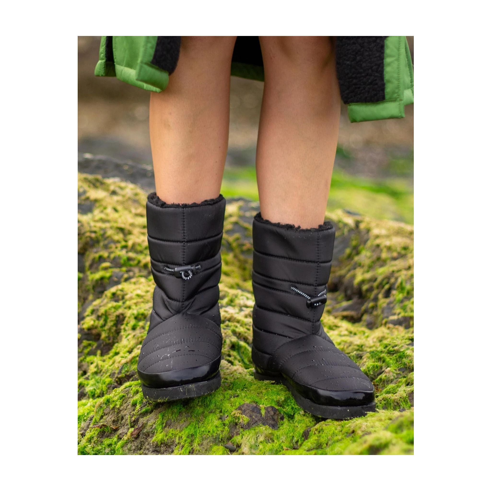DRYROBE Thermal Boots for Women, Size 42 (UK 8), Black, Adult