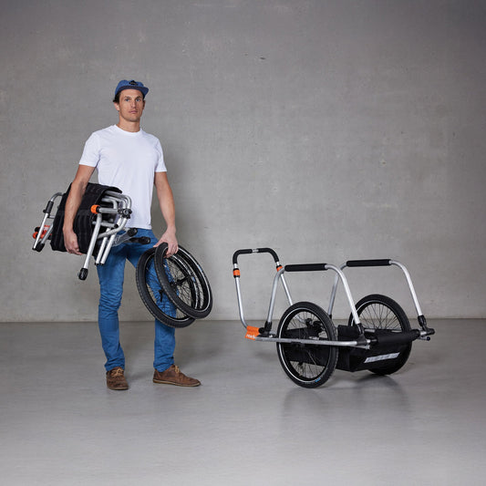 Reacha Bicycle trailer wingfoil wingfoiling bike transportation beach trailer bicycle trailer