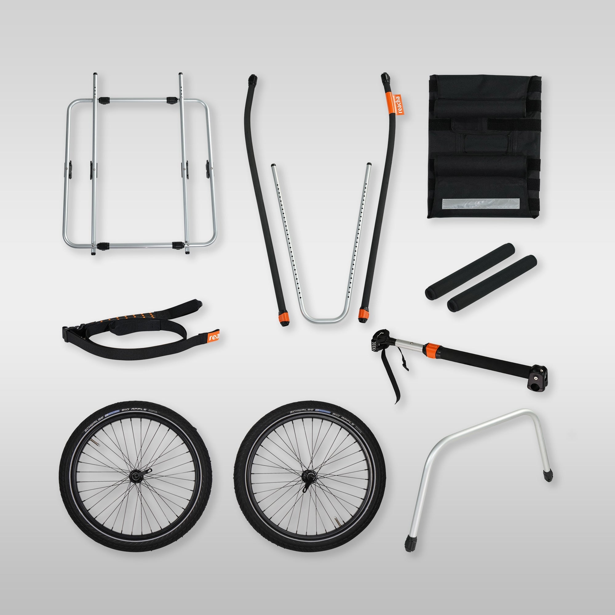 Reacha windsurfing wingfoil bike trailer trailer bike gear transportation bicycle trailer