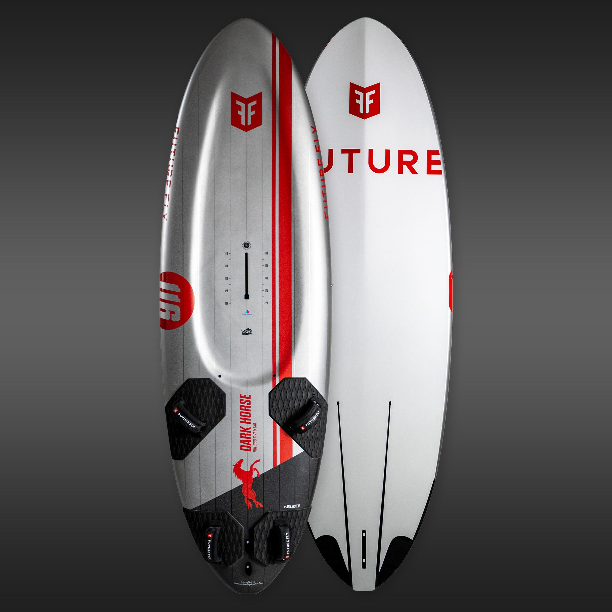 Future Fly Dark Horse 5 Slalom windsurfing board +ARB