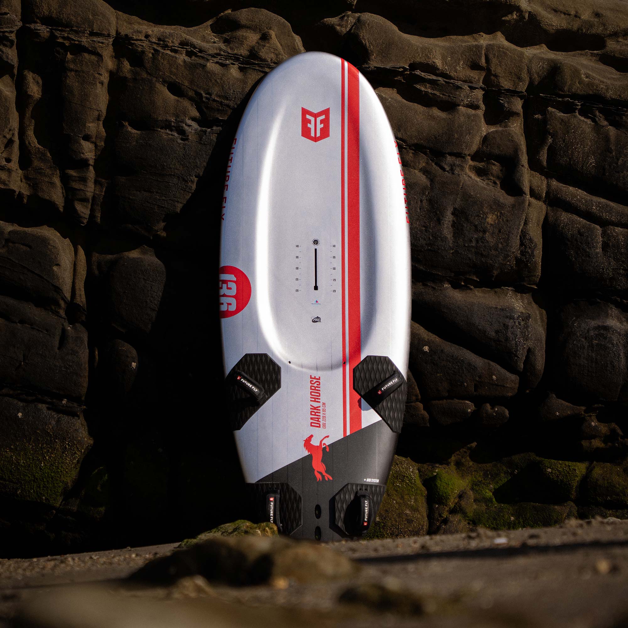 Future Fly Dark Horse 5 Slalom windsurfing board +ARB