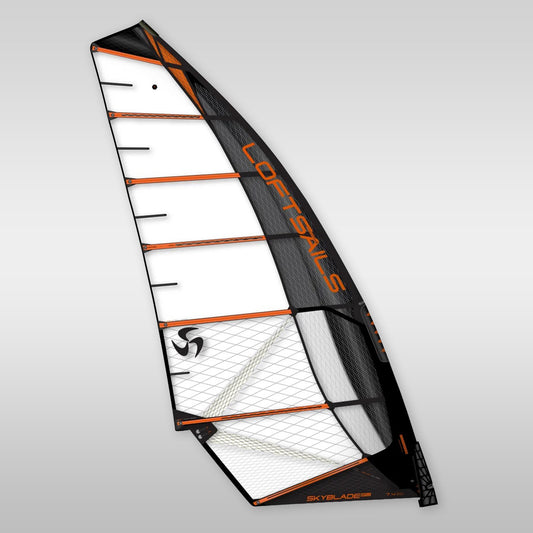 white windsurfing foiling sail Loftsails Skyblade 2027