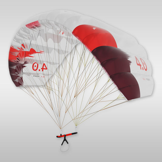 parawing wing for downwinding foiling