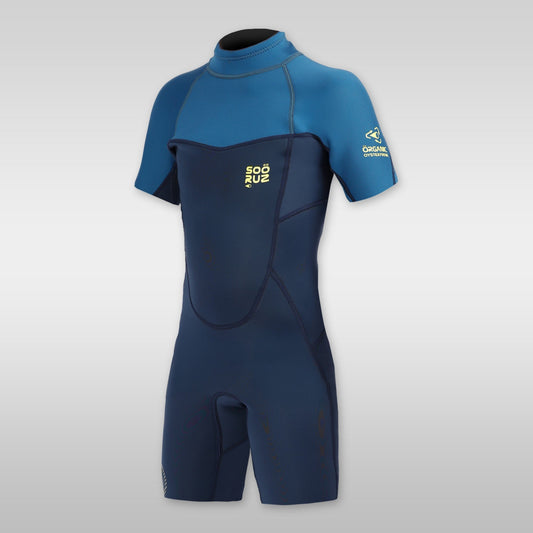 soöruz fly navy 2/2mm backzip neopren-shorty kids