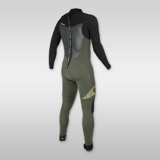 soöruz fighter army 5/4/3mm backzip neoprenanzug herren