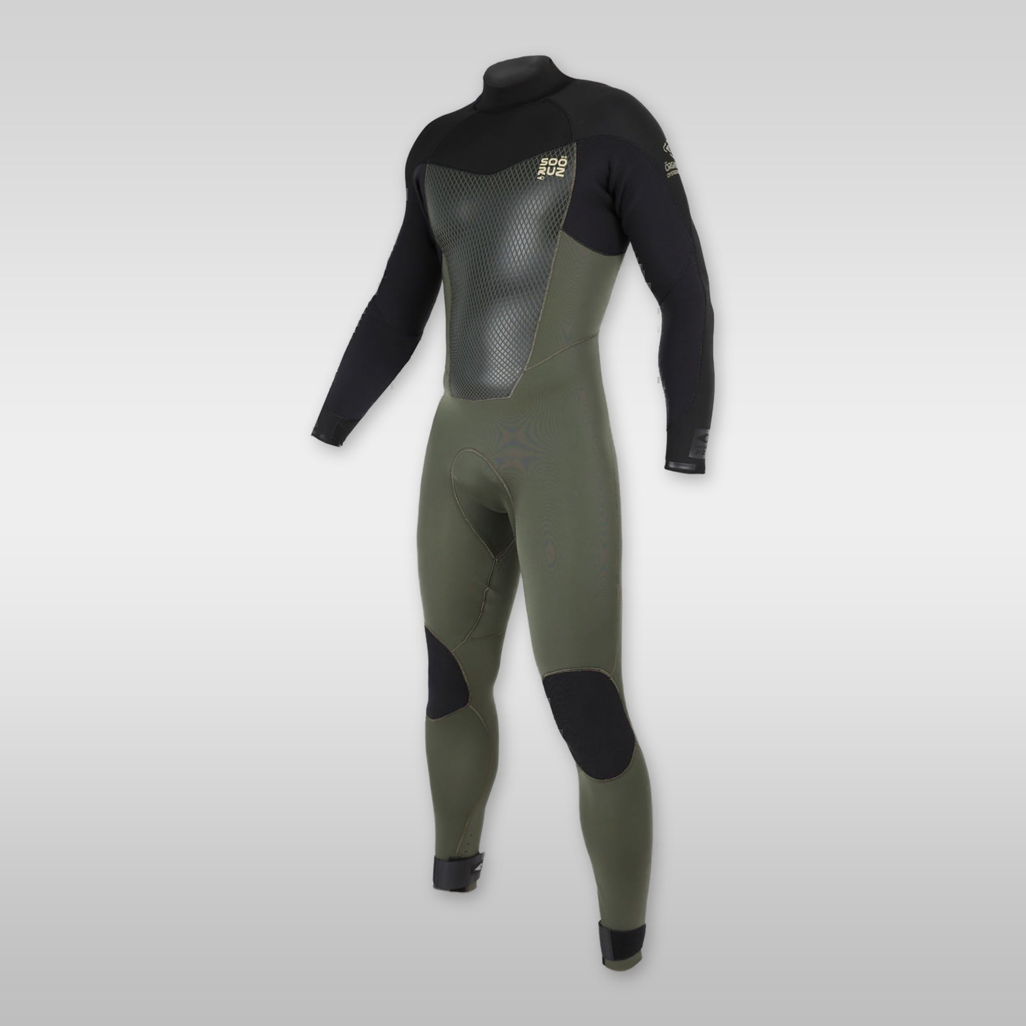 Soöruz Fighter Army 5/4/3mm Back-Zip Wetsuit for Men