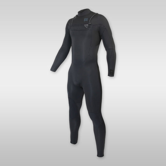 soöruz fly+ black 4/3mm frontzip neoprenanzug herren