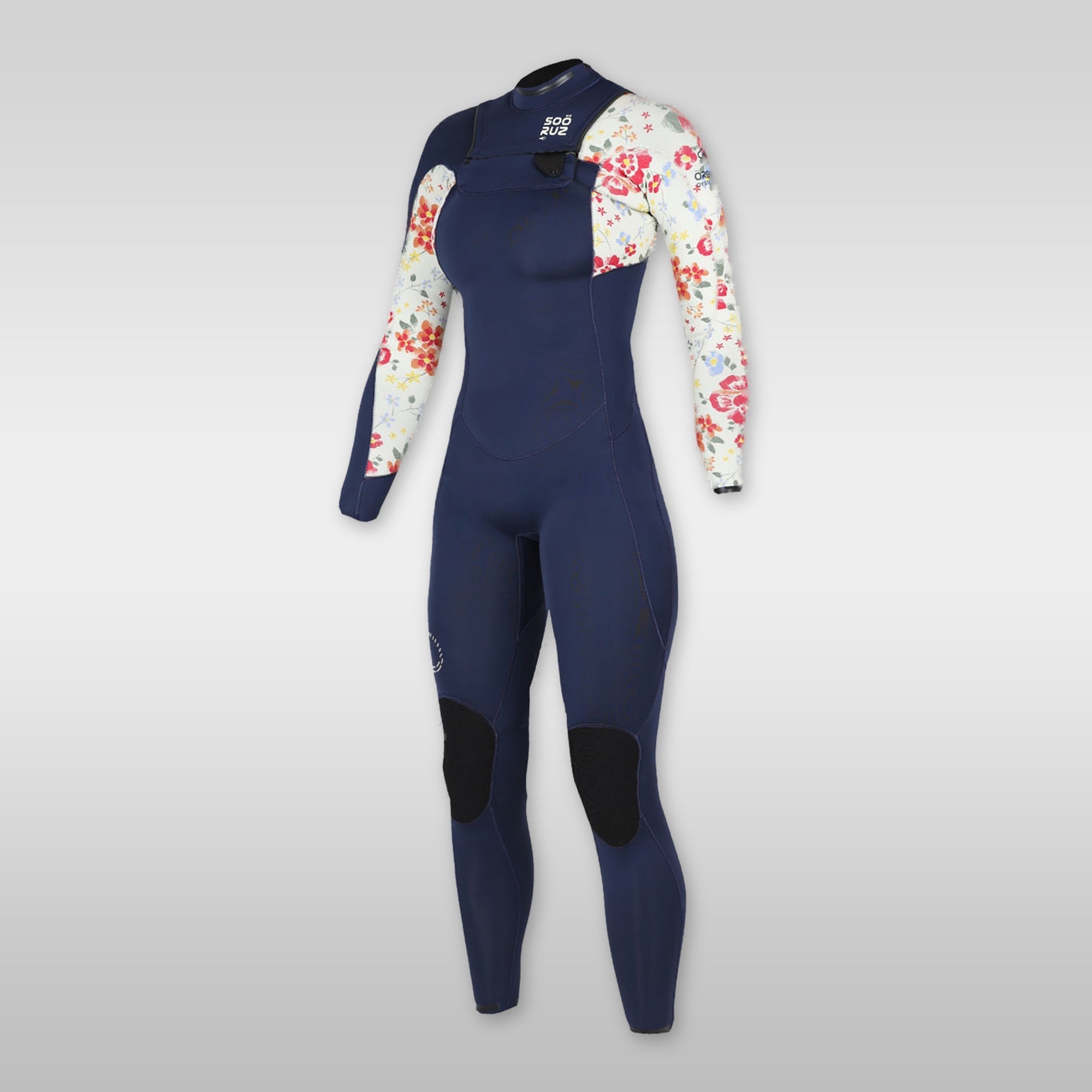 soöruz divine navy 4/3mm frontzip neoprenanzug damen