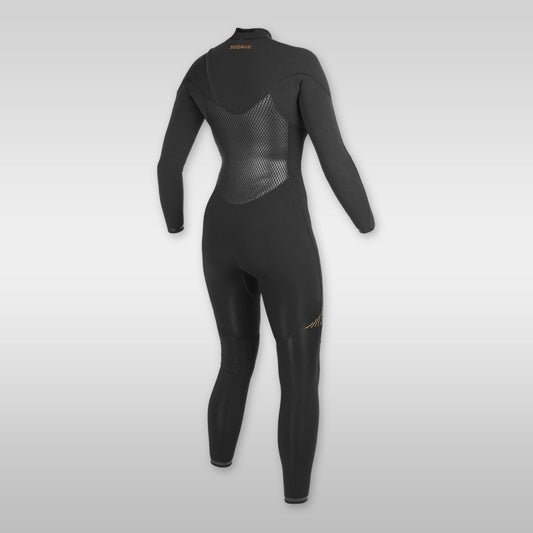 soöruz guru pro black 4/3mm chestzip neoprenanzug damen