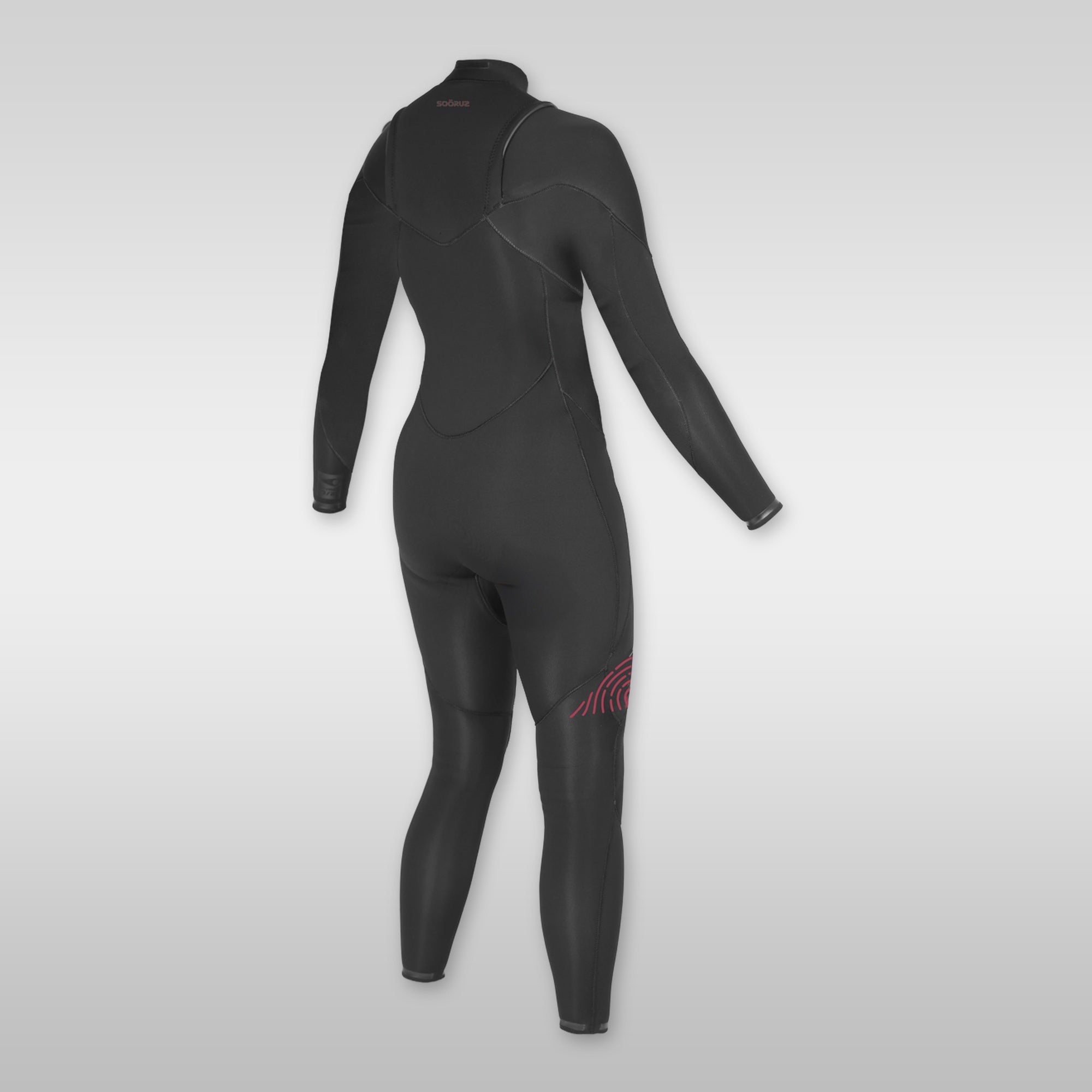 Soöruz Divine Black 5/4 mm Front-Zip Wetsuit for Women