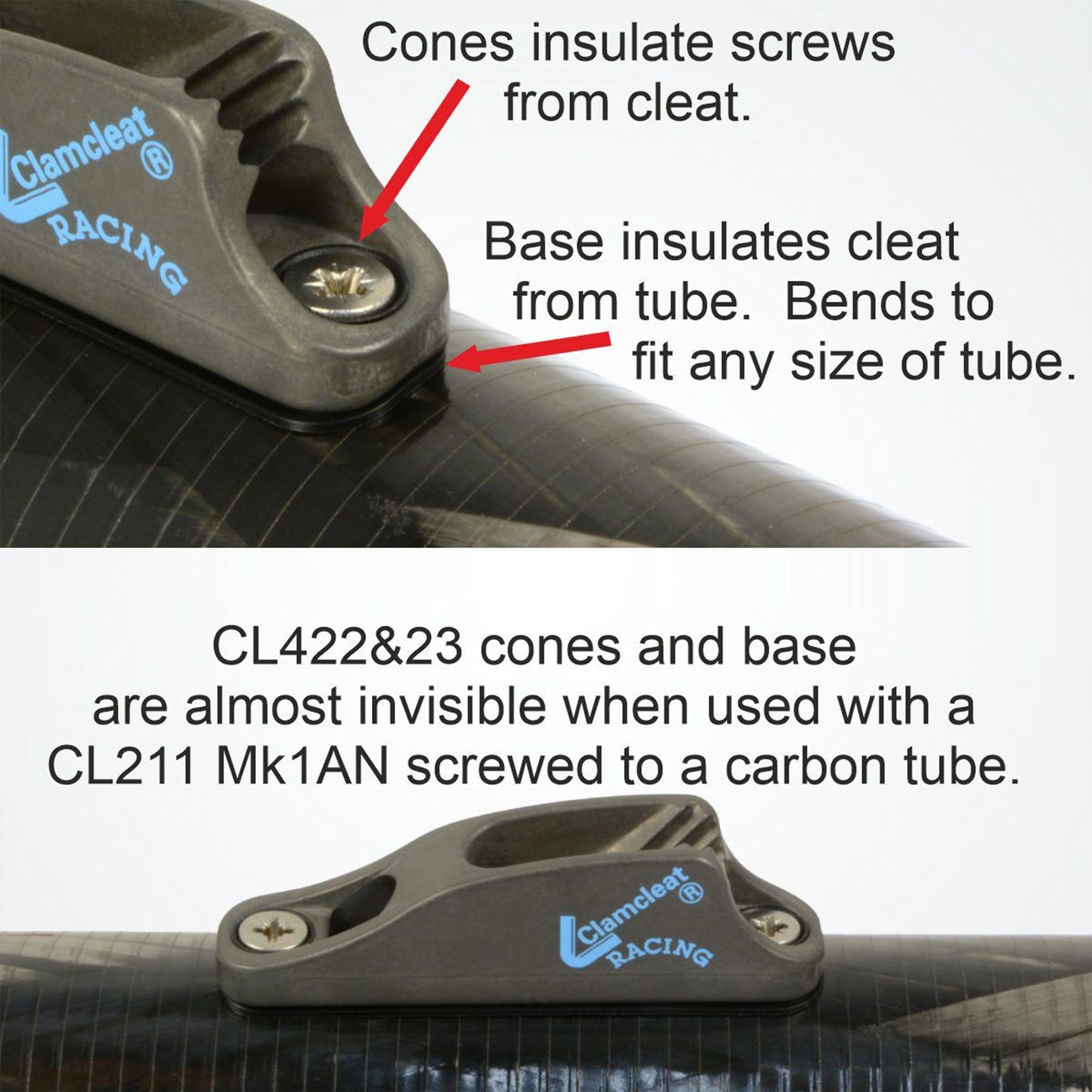 Clamcleat Insulators PT420 PT421 PT422 PT423 PT424 PT425