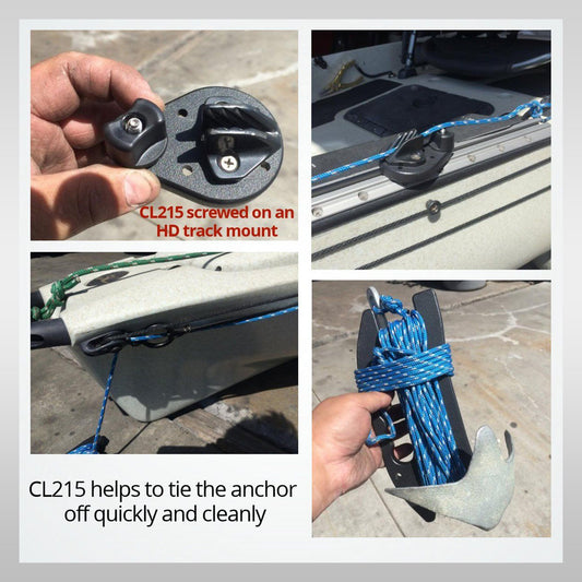 Clamcleat Cl215 Cleat line lock clamp windsurf boating