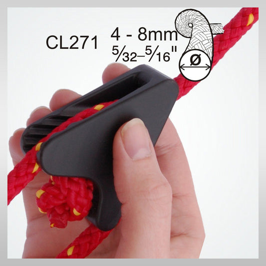 Clamcleat Cl271 Cleat line lock clamp windsurf boating