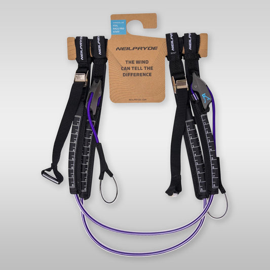 NeilPryde Foil Race Pro Stiff Trapeztampen Lila harness lines