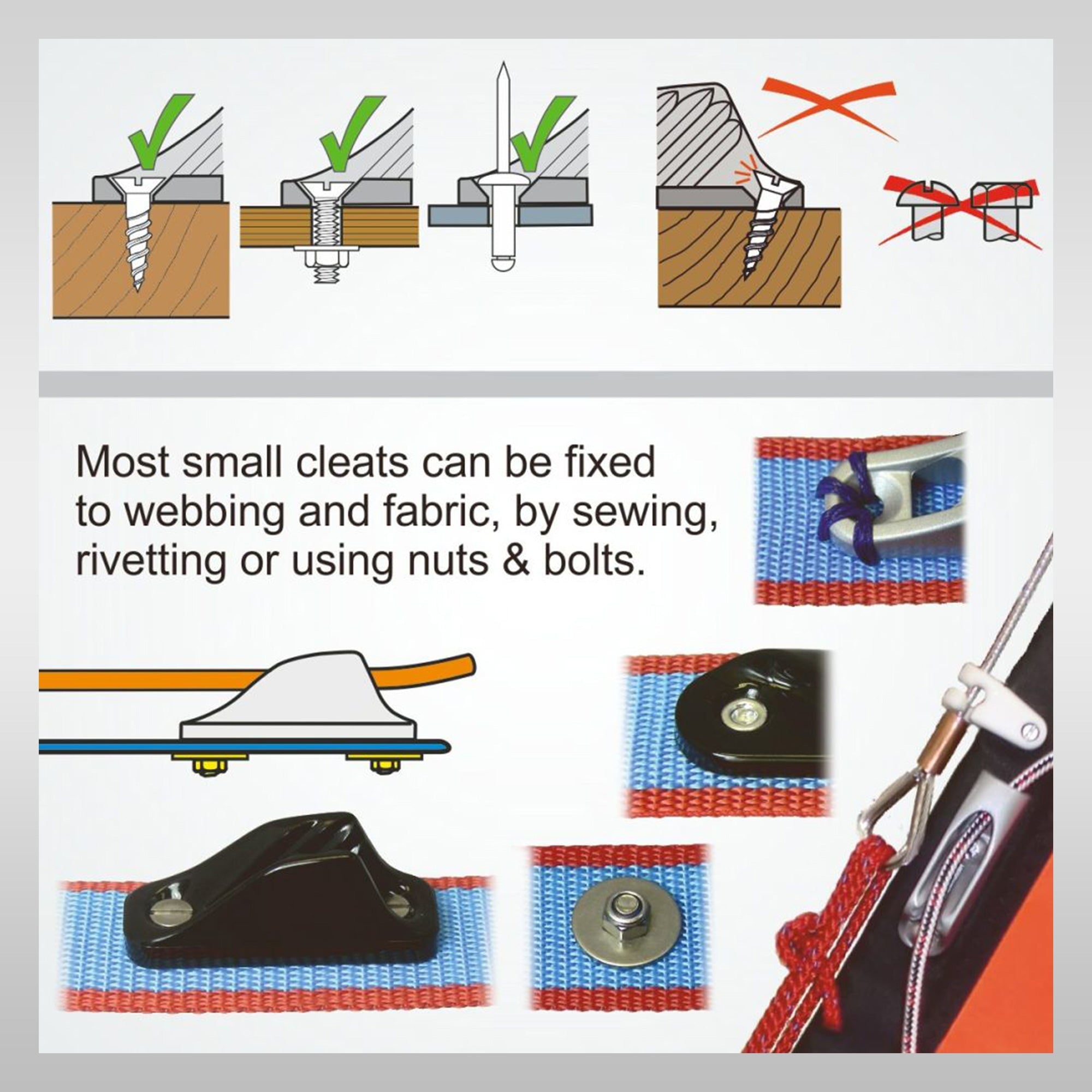 Windsurfshop windsurfwinkel windsurf-shop windsurf shop windsurfing shop windsurfing windsurfsegel Clamcleat Clamp