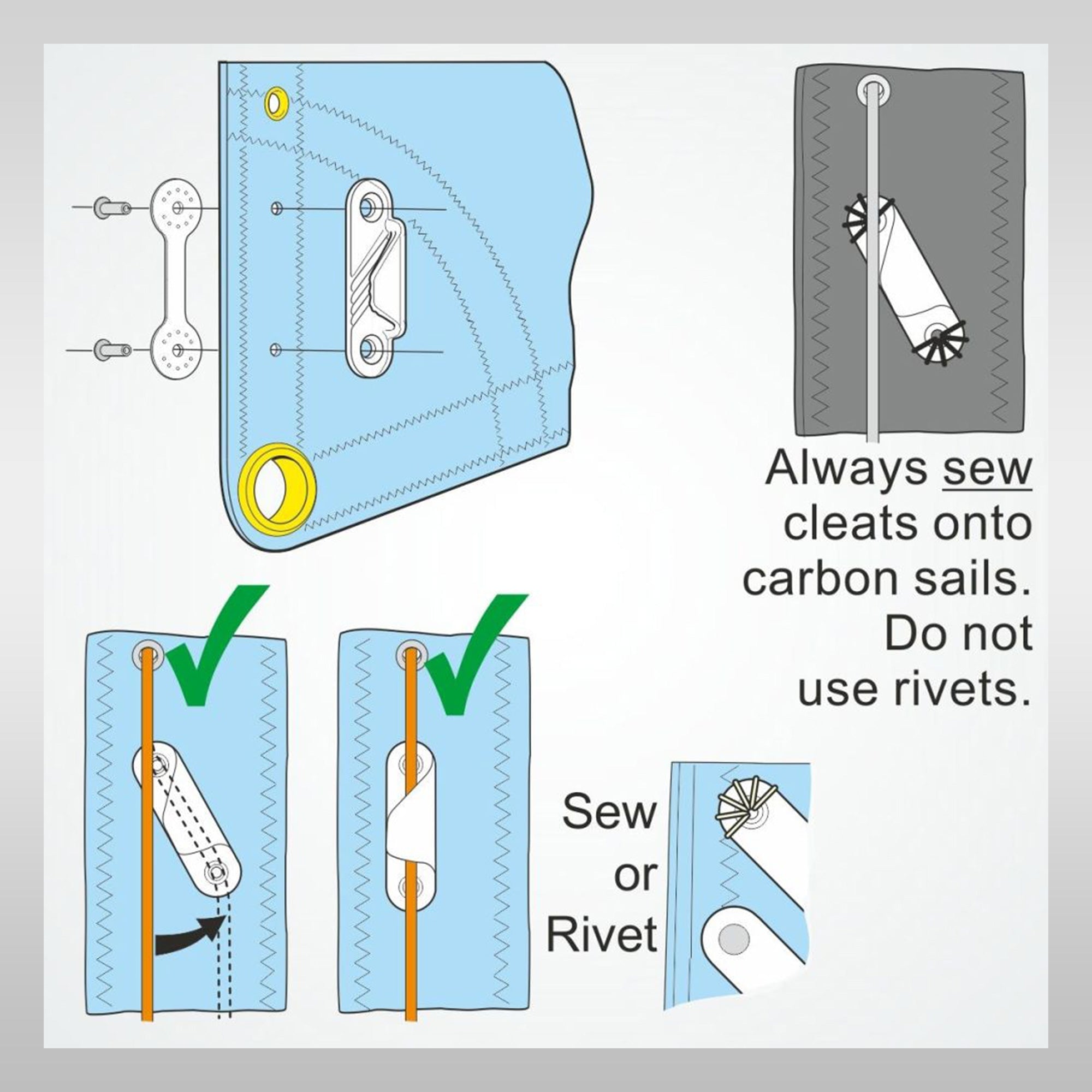 Windsurfshop windsurfwinkel windsurf-shop windsurf shop windsurfing shop windsurfing windsurfsegel Clamcleat Clamp