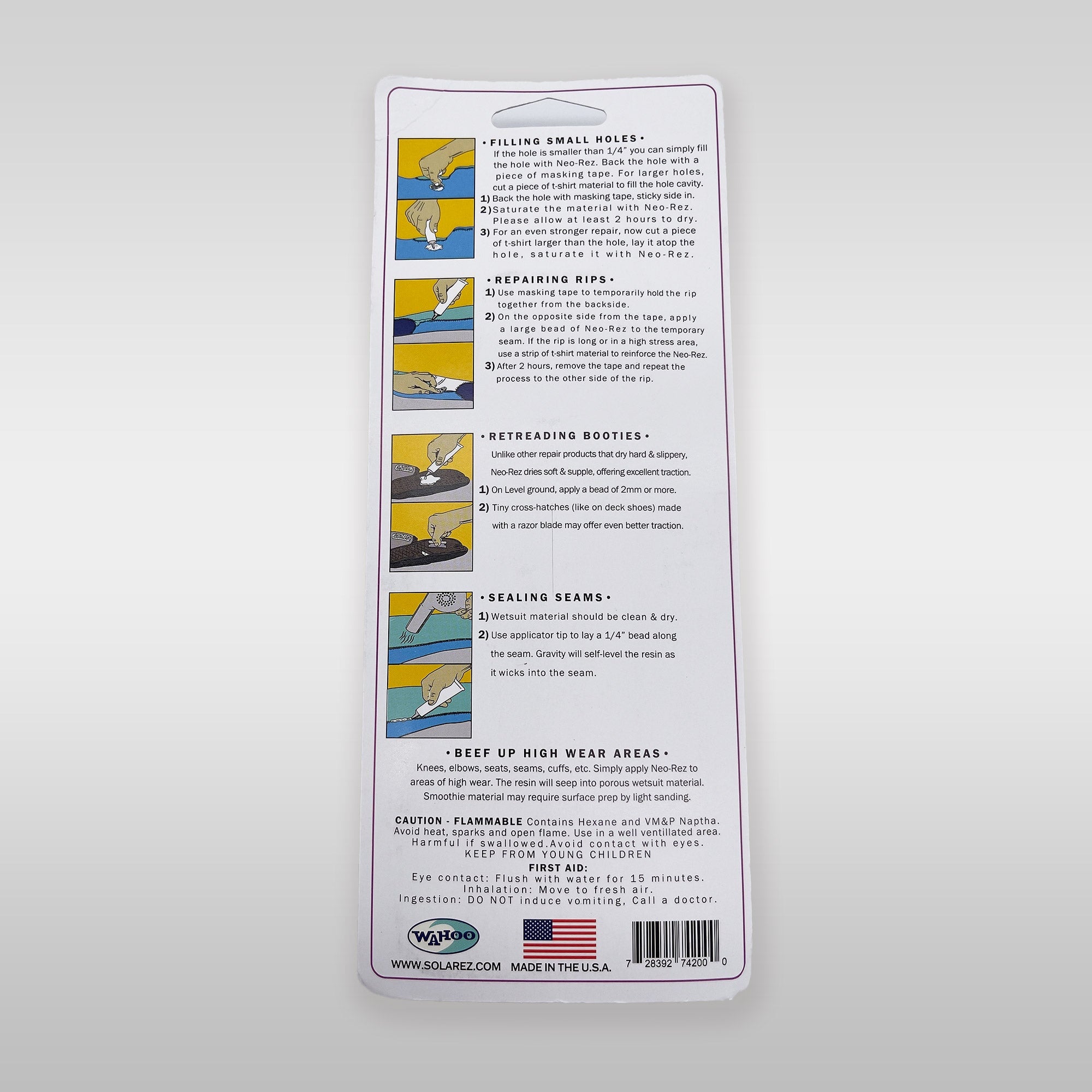 Solarez Neo-Rez Wetsuit Repair & Filler 2 fl.oz. 59ml Wetsuit Repair Solarez 