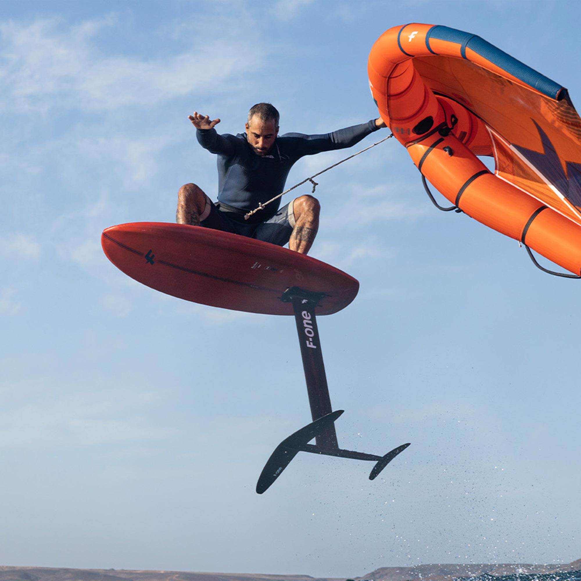 wingfoil wing foiling surffoil prone surf f-one carbon foil plane SK8