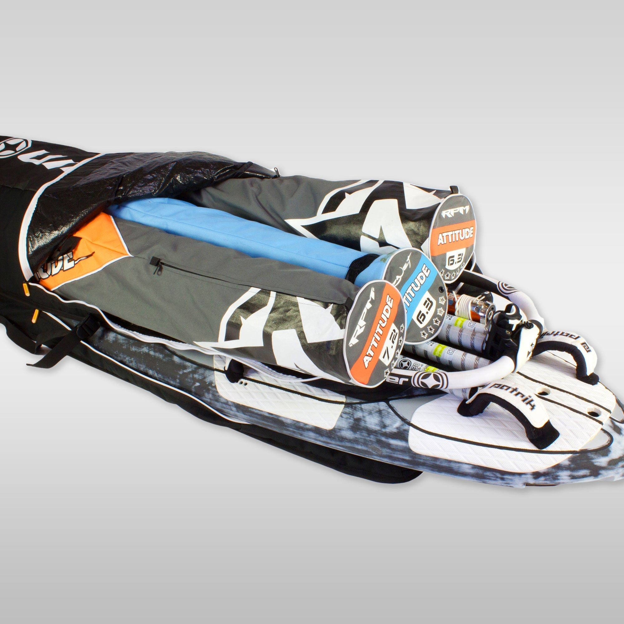 Windsurf shop windsurf corner windsurf shop windsurfing shop Unifiber Blackline Roof Rack Quiver Bag